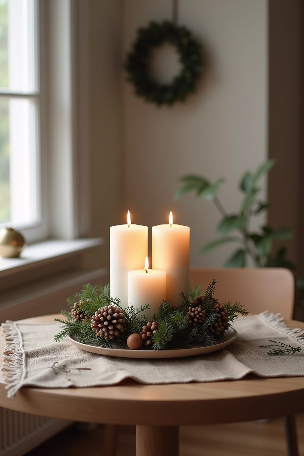 adventsgestecke ideen modern outline 6