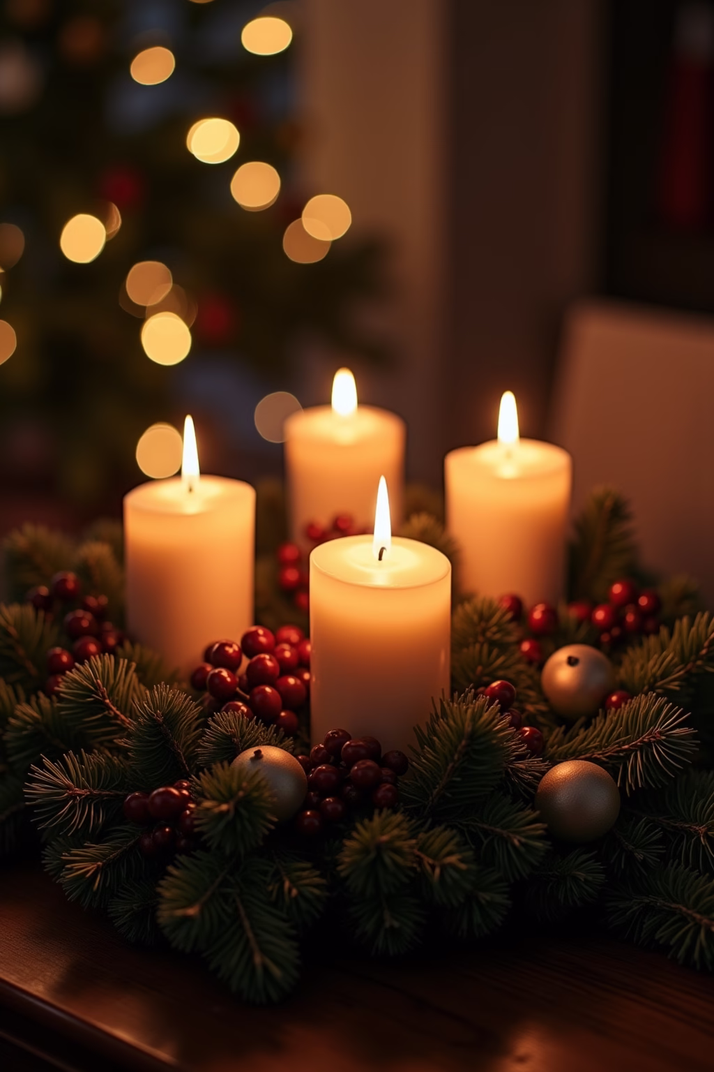 adventsgestecke ideen modern outline 8