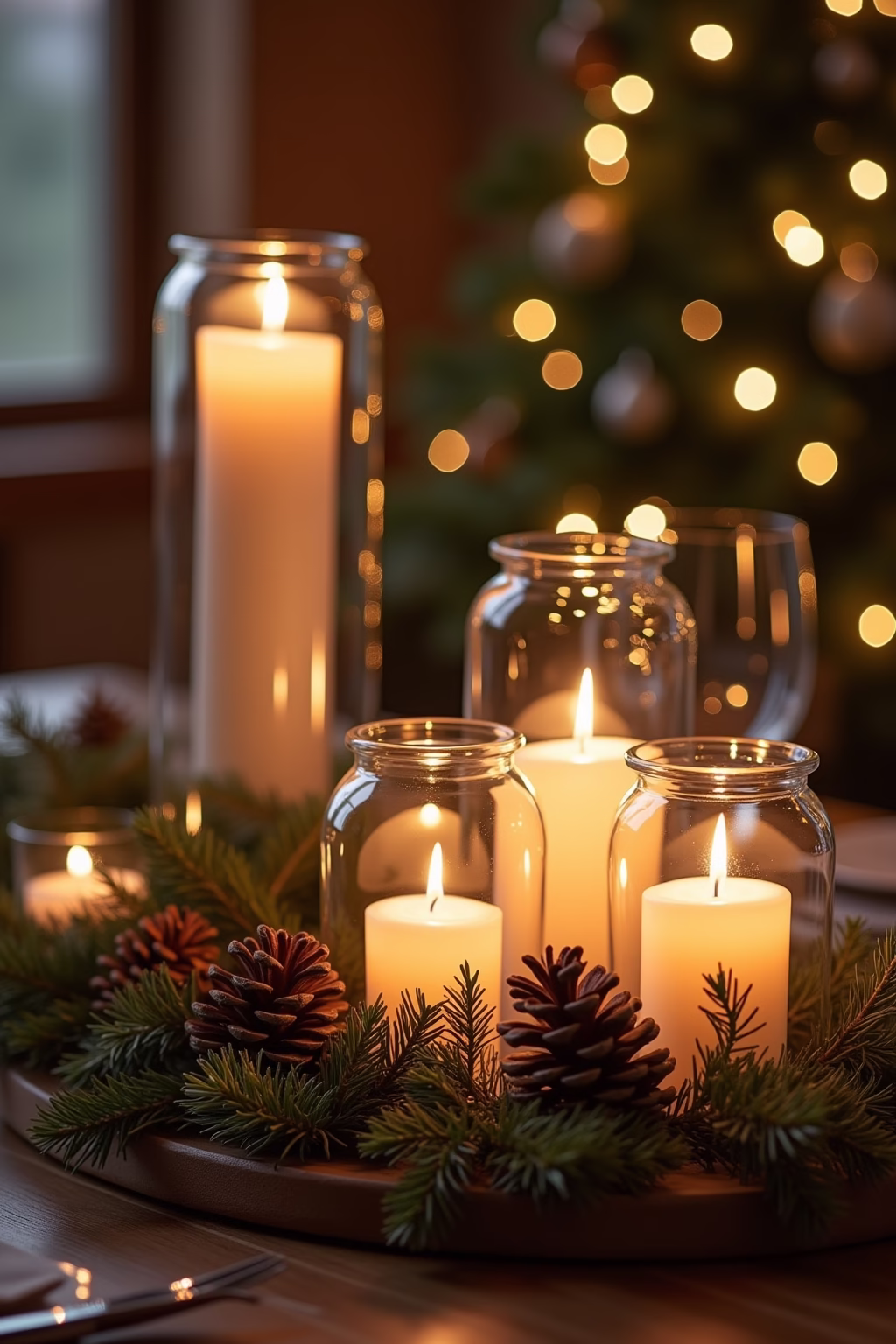 glasvasen dekorieren weihnachten outline 1