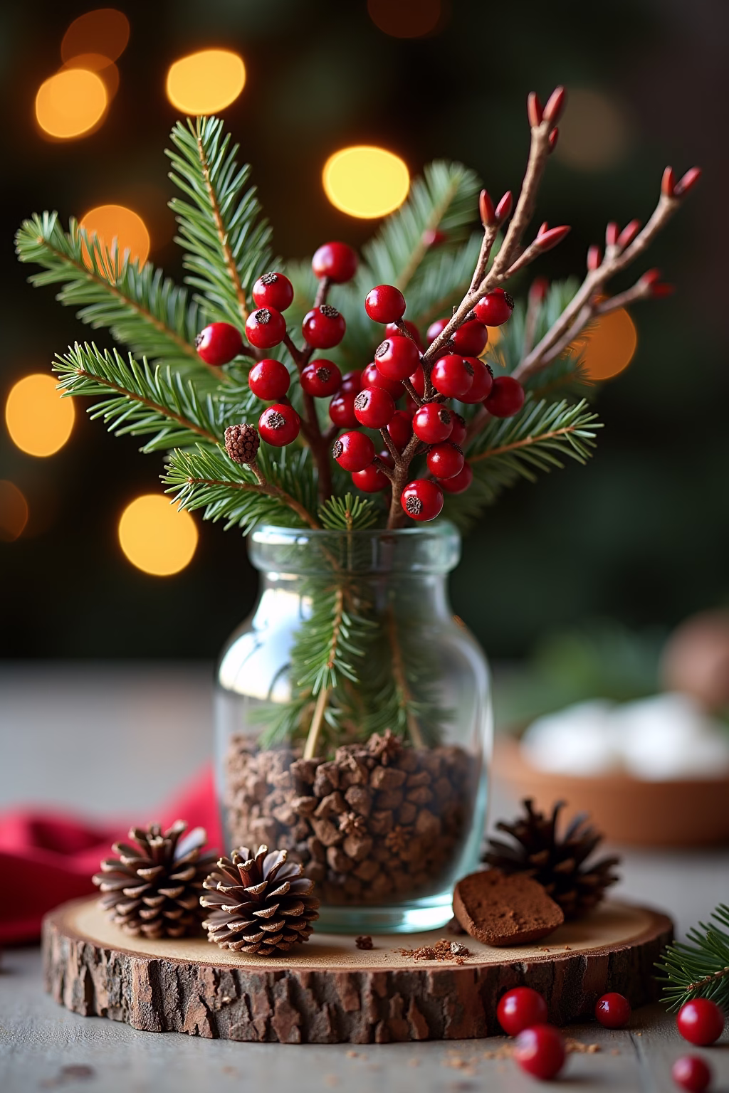 glasvasen dekorieren weihnachten outline 2