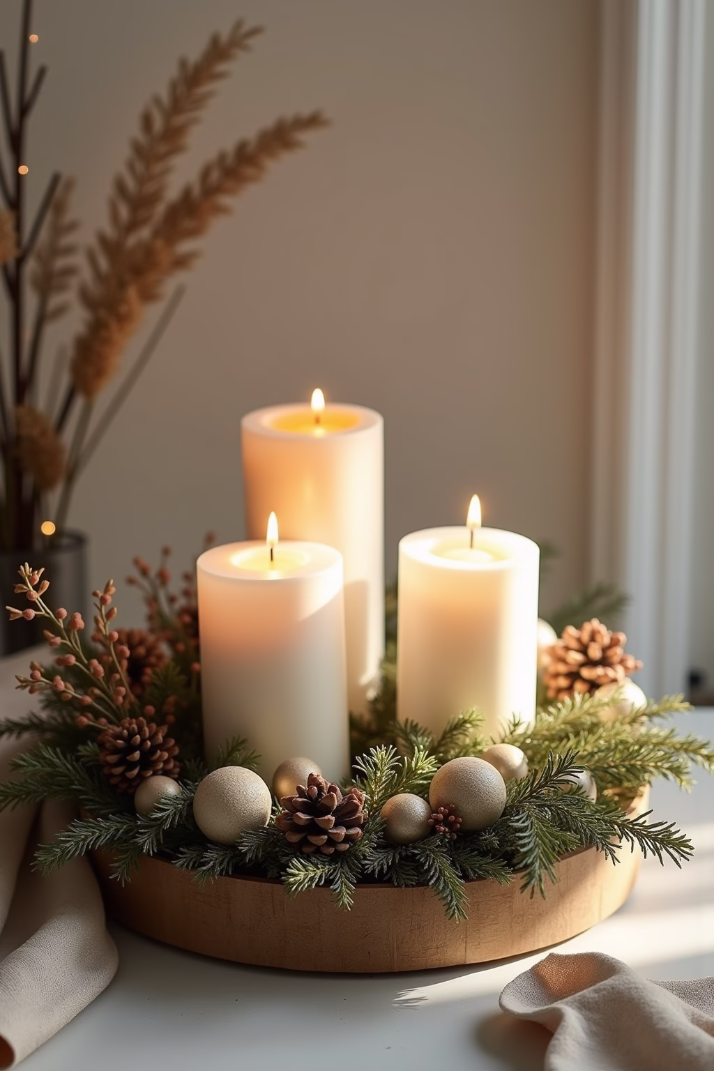 8 Moderne Adventskranz Ideen für ein Festliches Zuhause 15 moderner adventskranz ideen outline 3