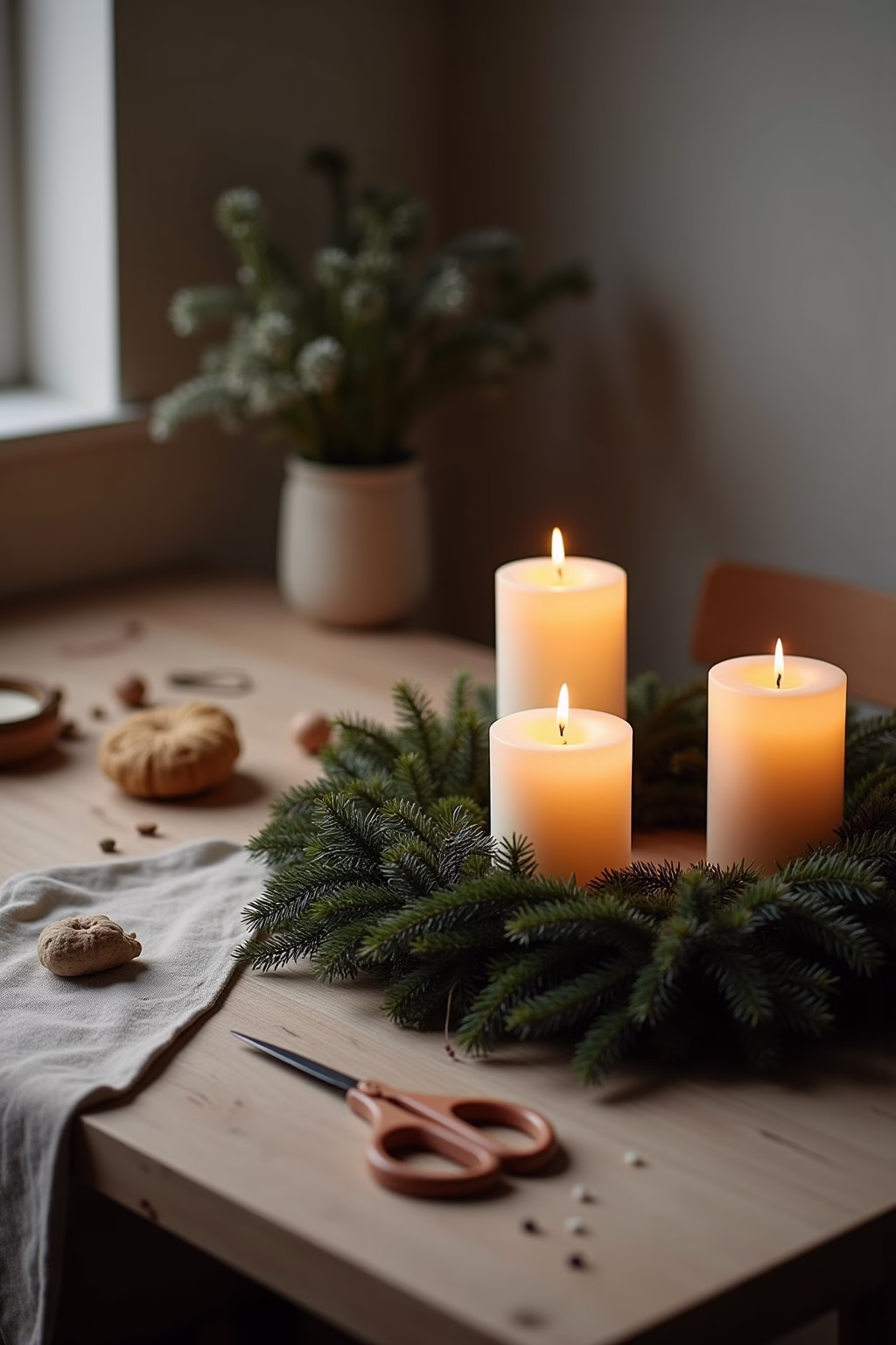 moderner adventskranz ideen outline 4