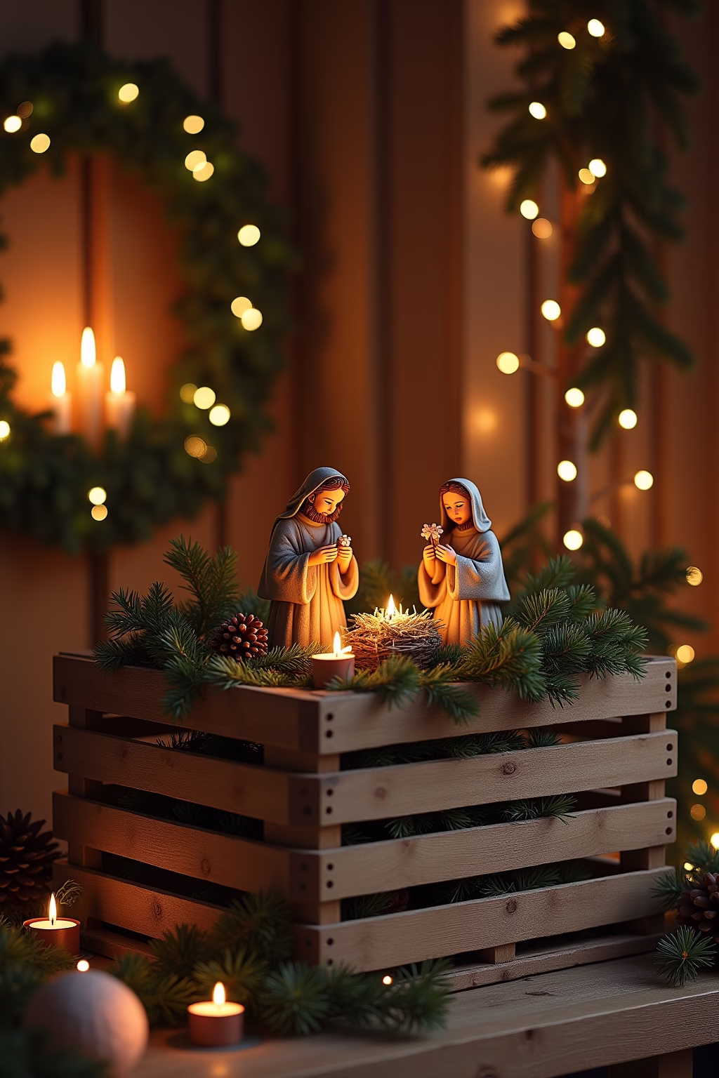 obstkisten deko weihnachten outline 6