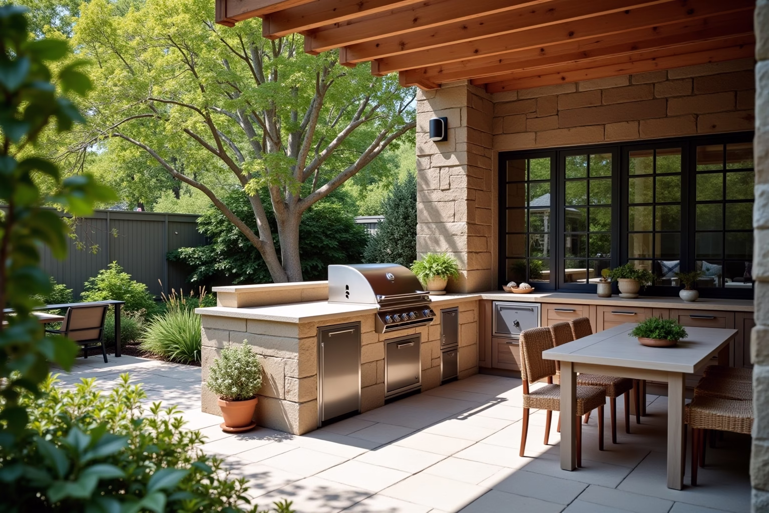 outdoor grill küche-Titel