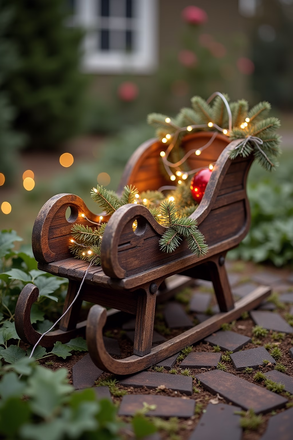 8 Schlitten Deko Weihnachten Draussen Ideen für 2024 24 schlitten deko weihnachten draussen outline 3