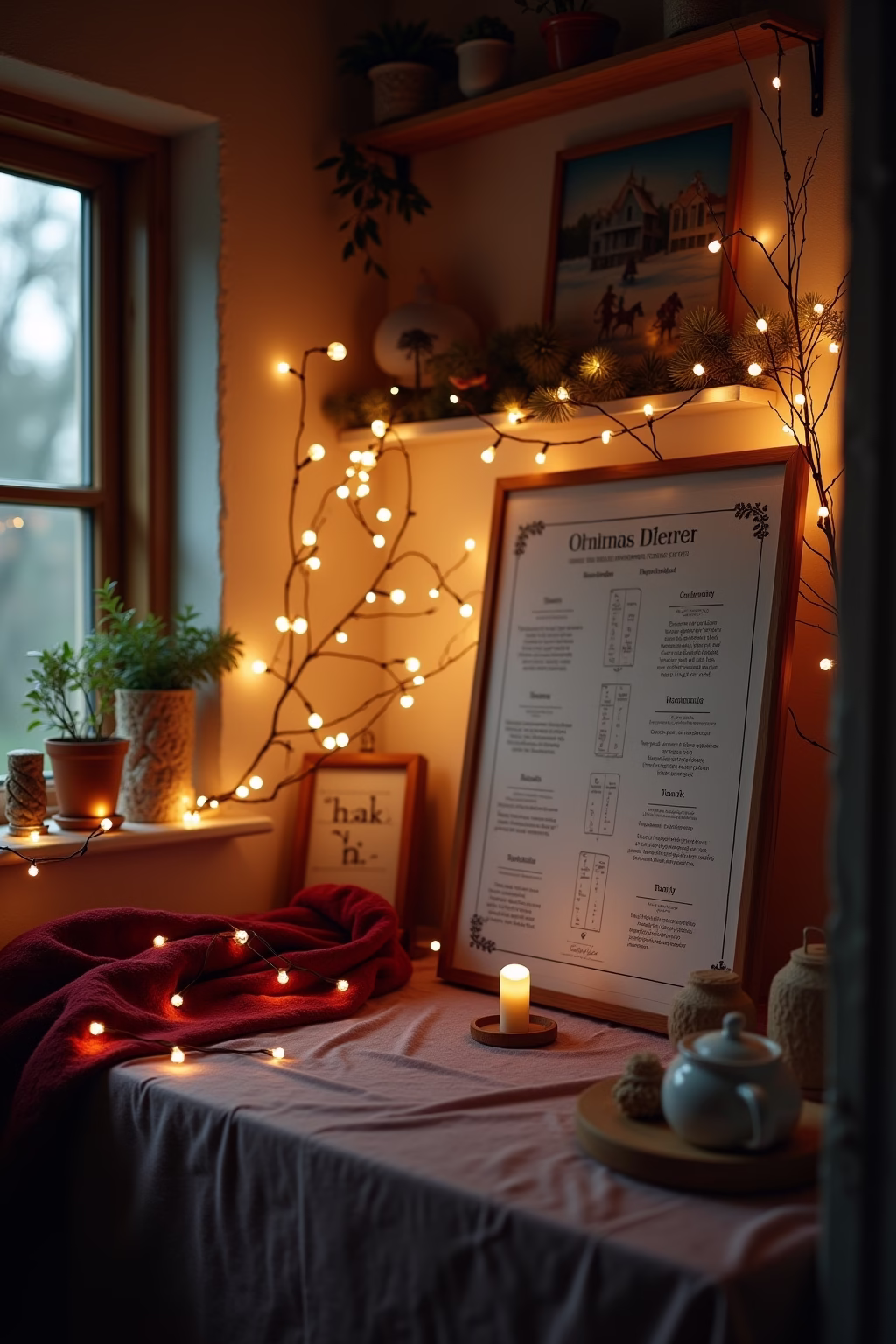 weihnachten haus dekoration outline 2 1