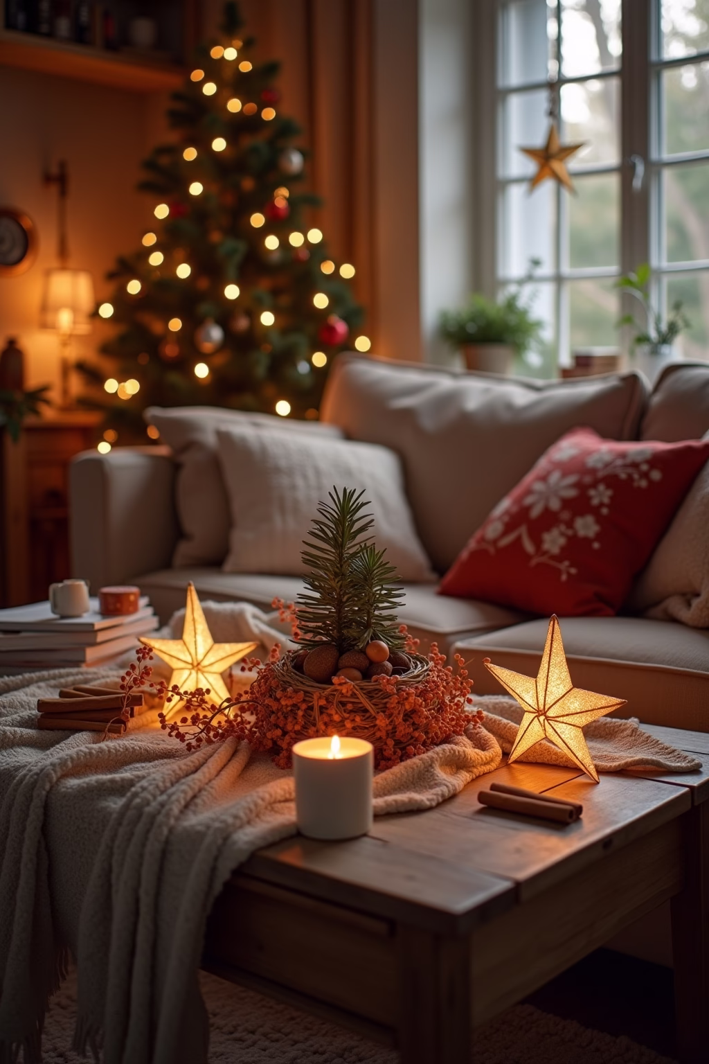 weihnachten haus dekoration outline 4 1