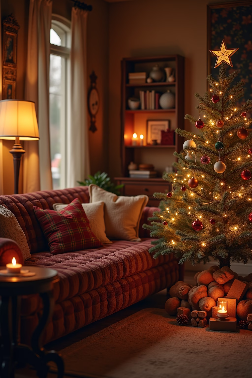 weihnachten haus dekoration outline 5 1