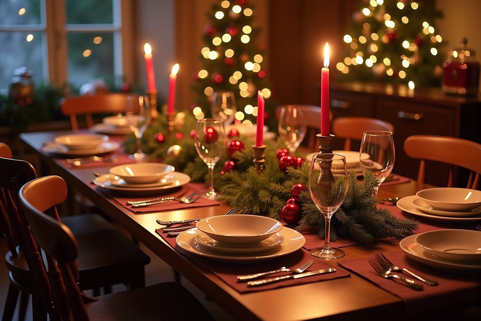 weihnachtliche tischdeko-Titel