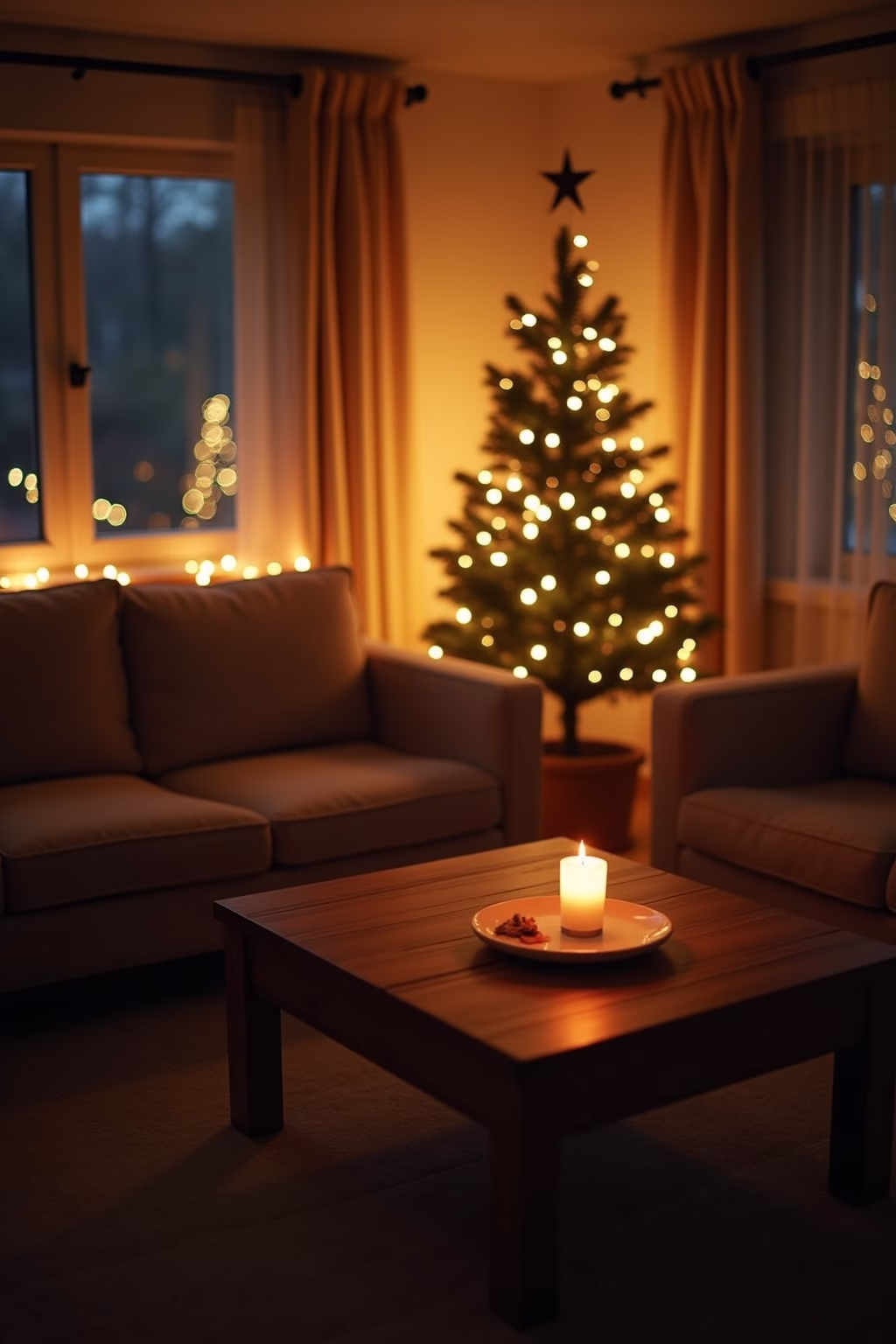 weihnachtsdeko wohnzimmer outline 6