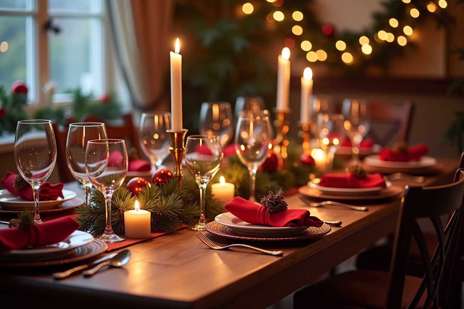 weihnachtsdekoration ideen tisch-Titel