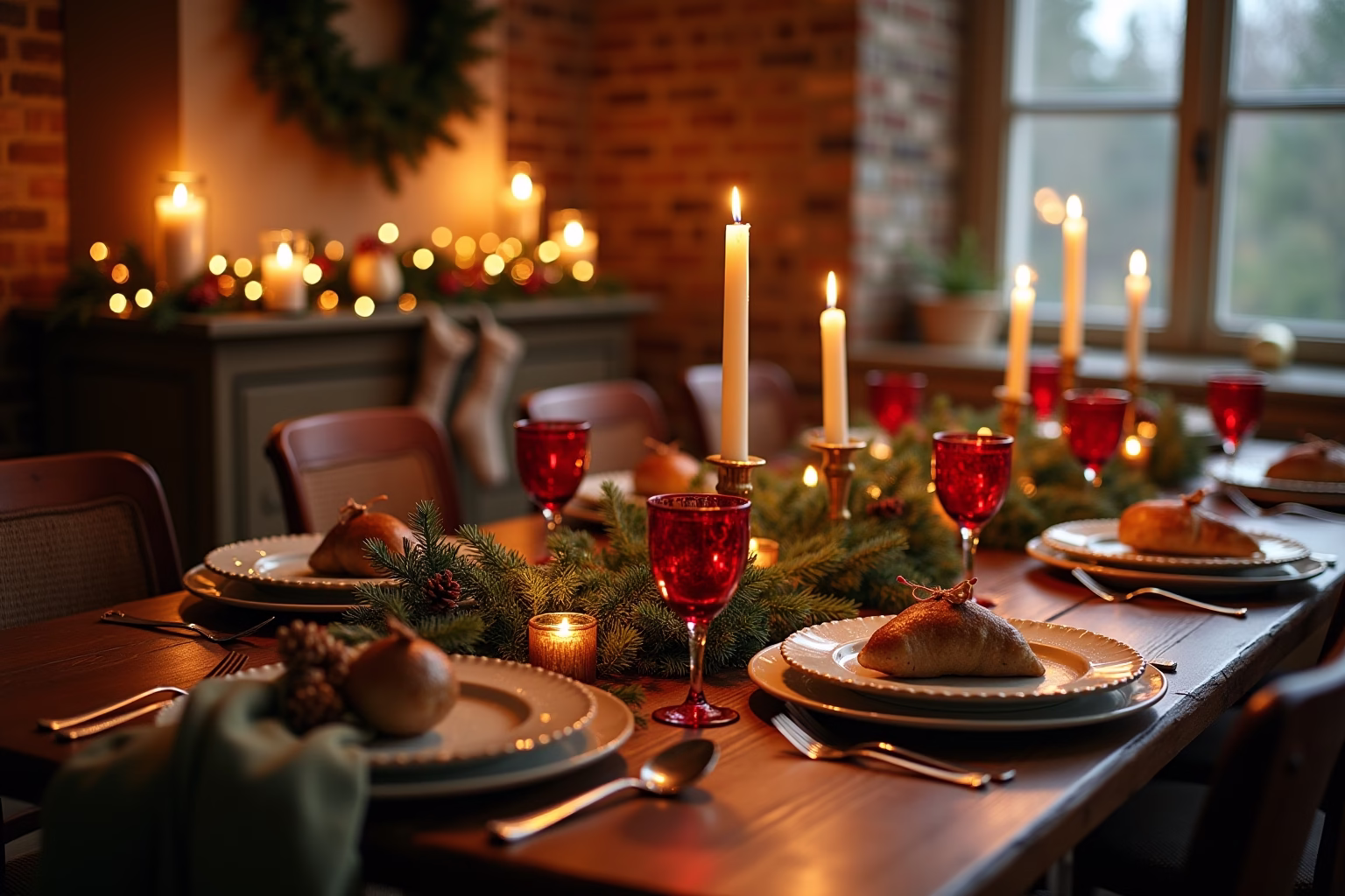 weihnachtsdekoration ideen tisch-Titel